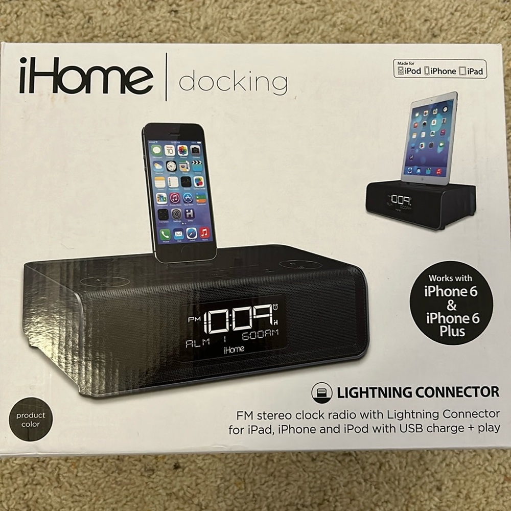 IHome docking station for iPhone or iPad